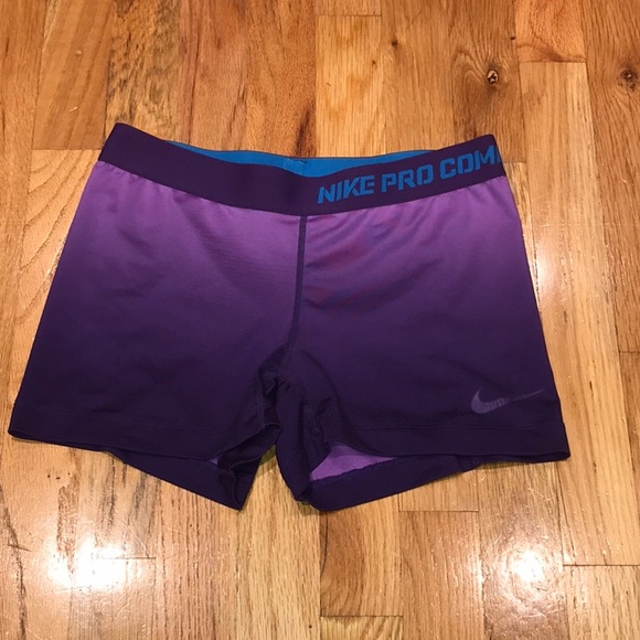 purple nike volleyball spandex
